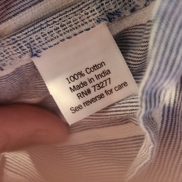 Sonoma Gray and White Striped Casual Dress Size XL Euc - Picture 6 of 6